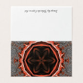 万華鏡のように千変万化するパターンフレイムカード (外部フラット)