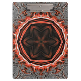 万華鏡のように千変万化するパターンフレイムクリップボード クリップボード