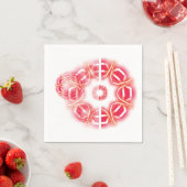 万華鏡のように千変万化するパターンプリント スタンダードカクテルナプキン (インサイチュ)