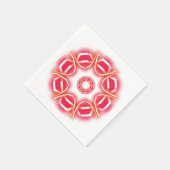 万華鏡のように千変万化するパターンプリント スタンダードカクテルナプキン (角)