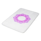 万華鏡のように千変万化するパターンプリント バスマット (アングル)