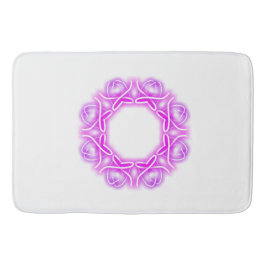 万華鏡のように千変万化するパターンプリント バスマット