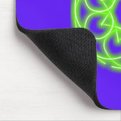 万華鏡のように千変万化するパターンプリント マウスパッド (コーナー)