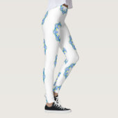 万華鏡のように千変万化するパターンプリント レギンス (右)