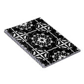 万華鏡のように千変万化するパターンマンダラアート ノートブック (右側)