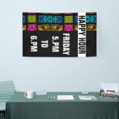 万華鏡のように千変万化するパターンモザイクII +アイディア 横断幕 (トレードショー)