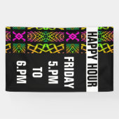 万華鏡のように千変万化するパターンモザイクIII +あなたのアイディア 横断幕 (横)