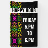 万華鏡のように千変万化するパターンモザイクIII +あなたのアイディア 横断幕 (縦)