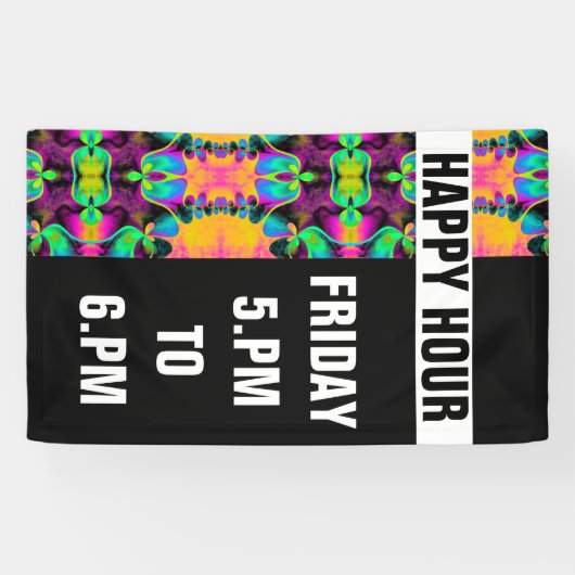 万華鏡のように千変万化するパターンモザイクV +あなたのアイディア 横断幕 (横)