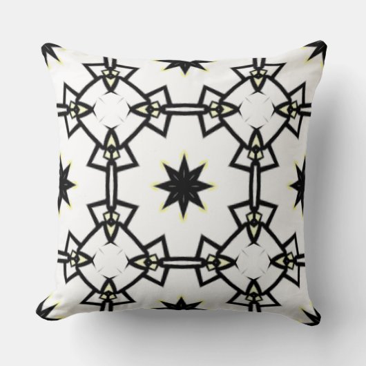 万華鏡のように千変万化するパターン七巻 クッション (正面)