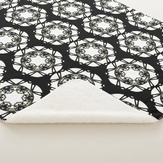 万華鏡のように千変万化するパターン七巻 シェルパブランケット (3/4)