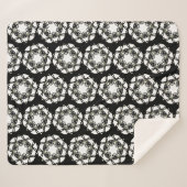 万華鏡のように千変万化するパターン七巻 シェルパブランケット (正面(横))