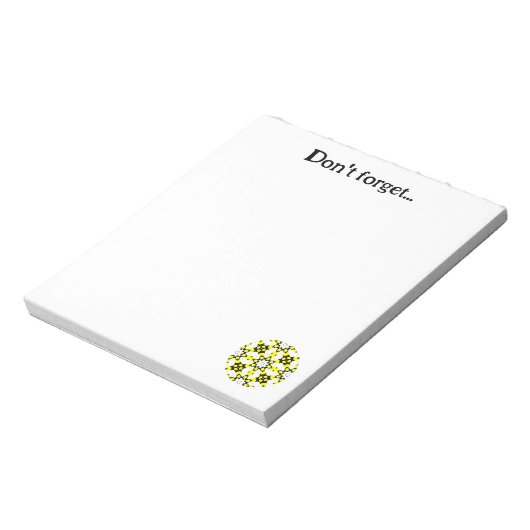 万華鏡のように千変万化するパターン七巻 ノートパッド (回転)