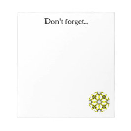 万華鏡のように千変万化するパターン七巻 ノートパッド