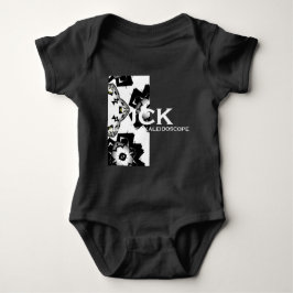 万華鏡のように千変万化するパターン七巻 ベビーボディスーツ
