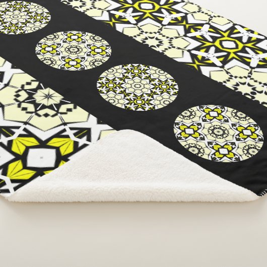 万華鏡のように千変万化するパターン九巻 シェルパブランケット (3/4)