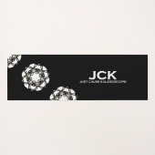 万華鏡のように千変万化するパターン九巻 ヨガマット (裏面(横))