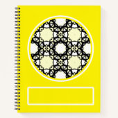 万華鏡のように千変万化するパターン五巻 ノートブック (正面)