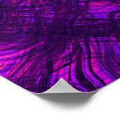 万華鏡のように千変万化するパターン交叉 ポスター (角)