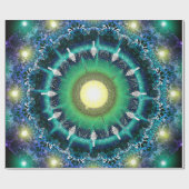 万華鏡のように千変万化するパターン包装紙 ラッピングペーパー (フラット)