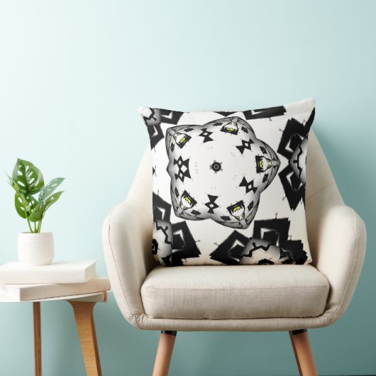 万華鏡のように千変万化するパターン十三巻 クッション (椅子)