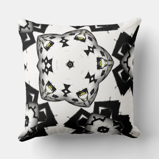 万華鏡のように千変万化するパターン十三巻 クッション (裏面)