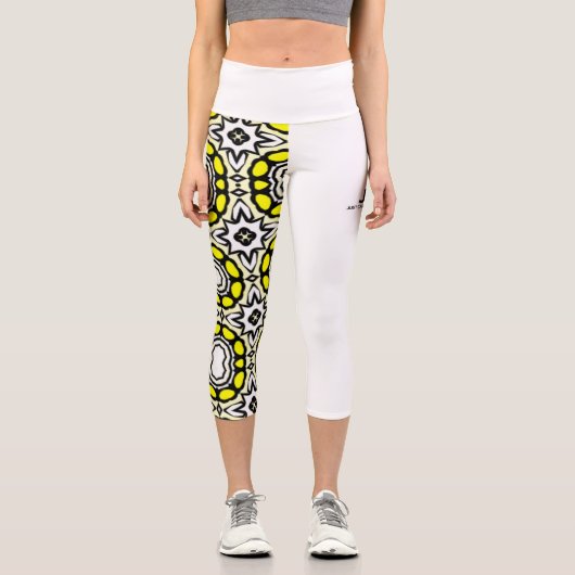 万華鏡のように千変万化するパターン十九巻 カプリレギンス (正面)