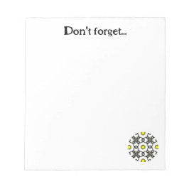 万華鏡のように千変万化するパターン十二巻 ノートパッド