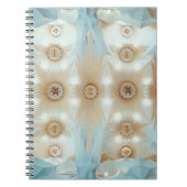 万華鏡のように千変万化するパターン天井写真 ノートブック (正面)