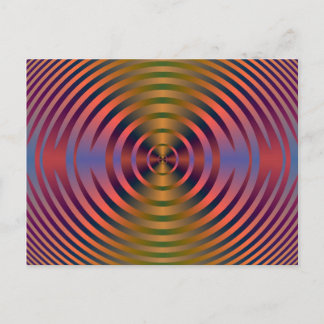 万華鏡のように千変万化するパターン宝石トーンはがき ポストカード