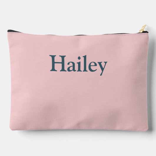 万華鏡のように千変万化するパターン幾何学的パターンピンク アクセサリーポーチ (裏面)