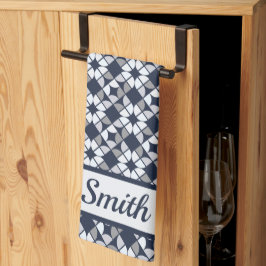 万華鏡のように千変万化するパターン幾何学的パターン キッチンタオル