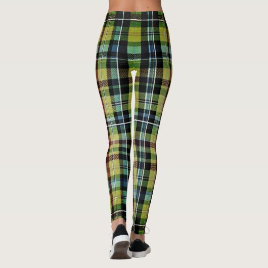 万華鏡のように千変万化するパターン心地よいレギンス レギンス (裏面)