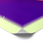 万華鏡のように千変万化するパターン抽象芸術バーストアートワーク ポスター (角)