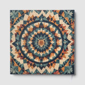 万華鏡のように千変万化するパターン掛けおよび針供養 ゲストブック (裏面)