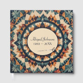 万華鏡のように千変万化するパターン掛けおよび針供養 ゲストブック (正面)