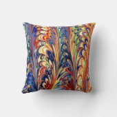 万華鏡のように千変万化するパターン数々の色 クッション (裏面)