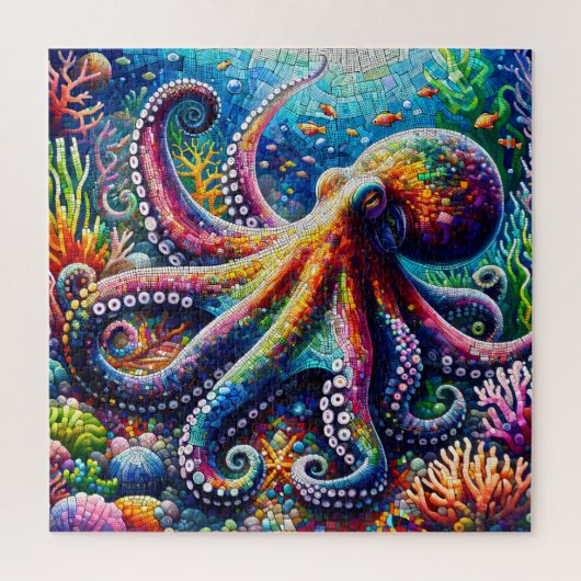 万華鏡のように千変万化するパターン深い ジグソーパズル (縦)