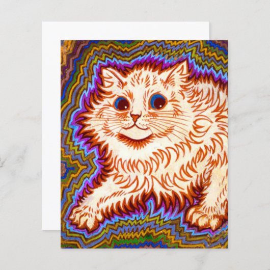 万華鏡のように千変万化するパターン猫 (正面/裏面)