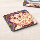 万華鏡のように千変万化するパターン猫 コースター (左側)
