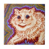 万華鏡のように千変万化するパターン猫 タイル (正面)