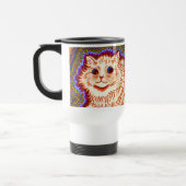 万華鏡のように千変万化するパターン猫 トラベルマグ (左)