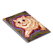 万華鏡のように千変万化するパターン猫 ノートブック (右側)