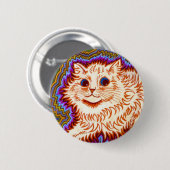 万華鏡のように千変万化するパターン猫 缶バッジ (正面&裏面)