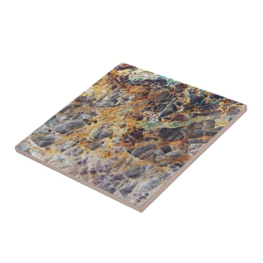 万華鏡のように千変万化するパターン瑪瑙の石模様 タイル (側面)