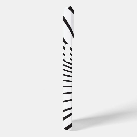 万華鏡のように千変万化するパターン白黒デザイン Case-Mate iPhoneケース (裏面 / 右)