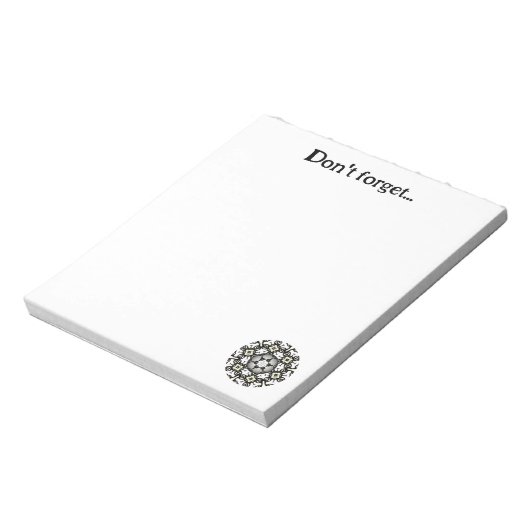 万華鏡のように千変万化するパターン第2巻 ノートパッド (回転)