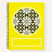 万華鏡のように千変万化するパターン第3巻 ノートブック (正面)