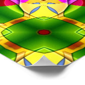 万華鏡のように千変万化するパターン第33条ポスター ポスター (角)