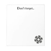 万華鏡のように千変万化するパターン第4巻 ノートパッド (正面)